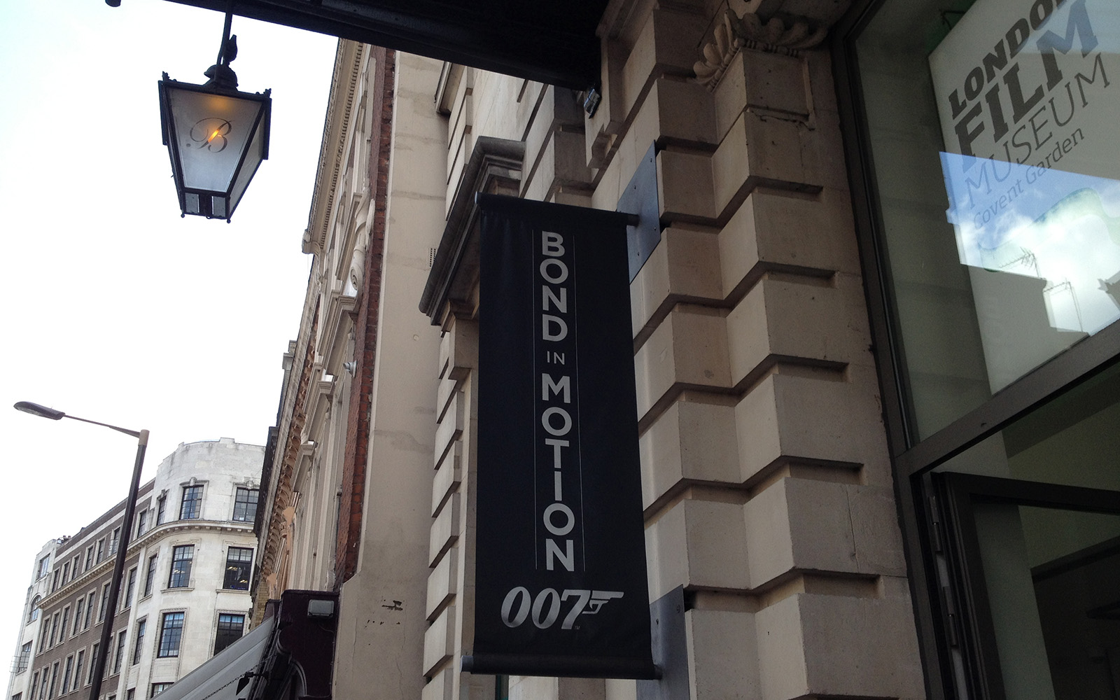 Covent Garden, 23 August 2015, James Bond Exhibition at London Film Museum